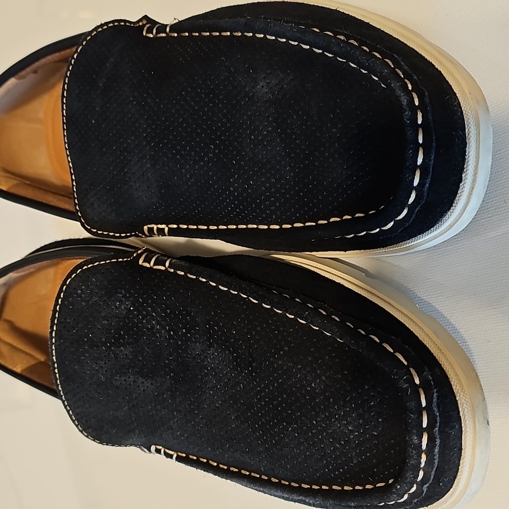 Steve Madden Maclin, Leather Upper Black Size 9